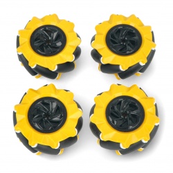 Zestaw kół Mecanum - 80mm -...