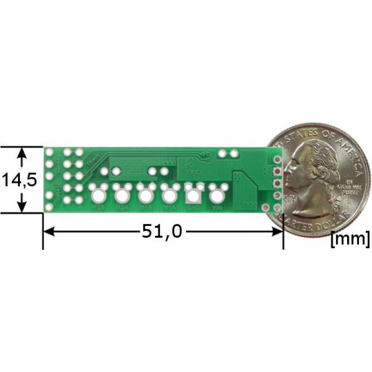 DRV8835 - двоканальний драйвер двигуна 11V/1.2A - щит для Arduino - Pololu 2511
