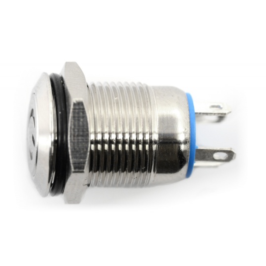 Моностабільний вимикач ON-OFF - PBW-12BPW - 2A/250V - плоский зелений