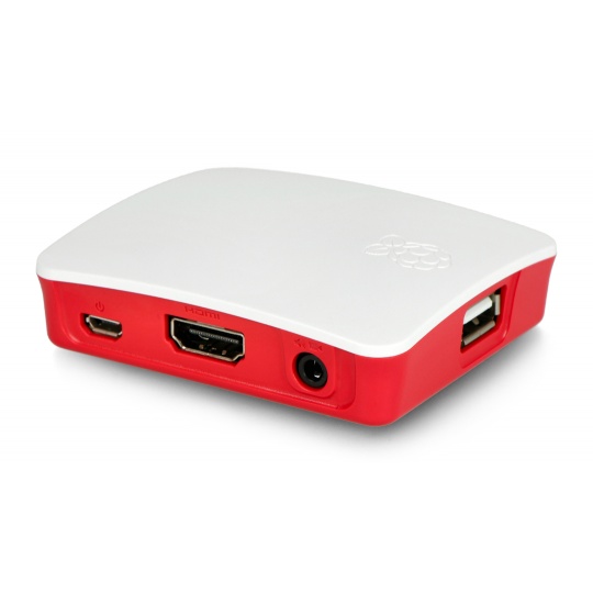 Официальный корпус для Raspberry Pi 3 A+ — красно-белый