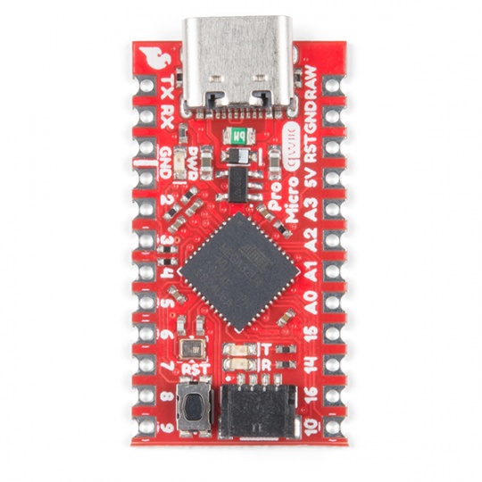 Pro Micro - USB-C - 5 В/16 МГц - ATmega32U4 - SparkFun DEV-15795