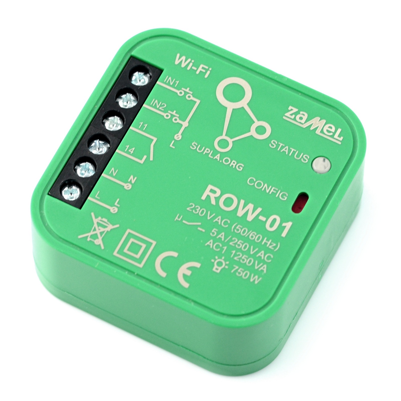 Zamel Supla ROW-01 - przekaźnik 230V WiFi - aplikacja Android / iOS