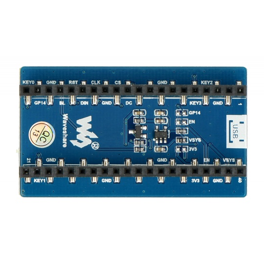 РК-дисплей TFT 1.44'' 128x128x - SPI - 65K RGB - для Raspberry Pi Pico - Waveshare 19576