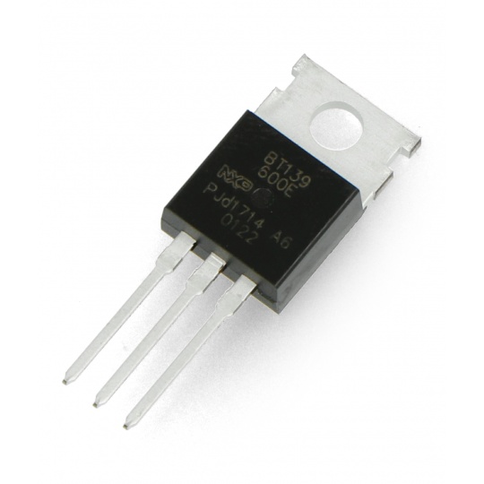 Сімістор BT139-600E 600V/16A - THT - 5 шт.