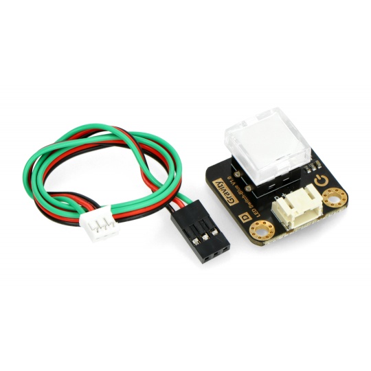 Gravity - LED Switch Blue - LED illuminated button - blue - DFRobot DFR0789-B