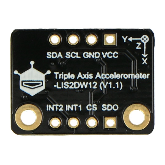 Ферміон - 3-осьовий акселерометр - I2C LIS2DW12 - DFRobot SEN0405