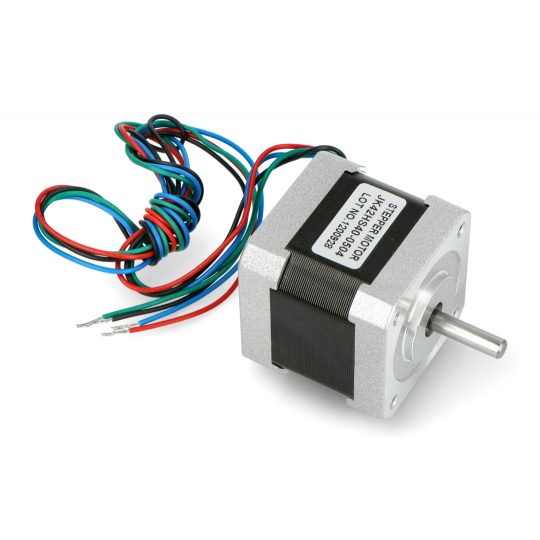 Кроковий двигун JK42HS40-0504 200 кроків/об 12V/0.5A/0.43Nm