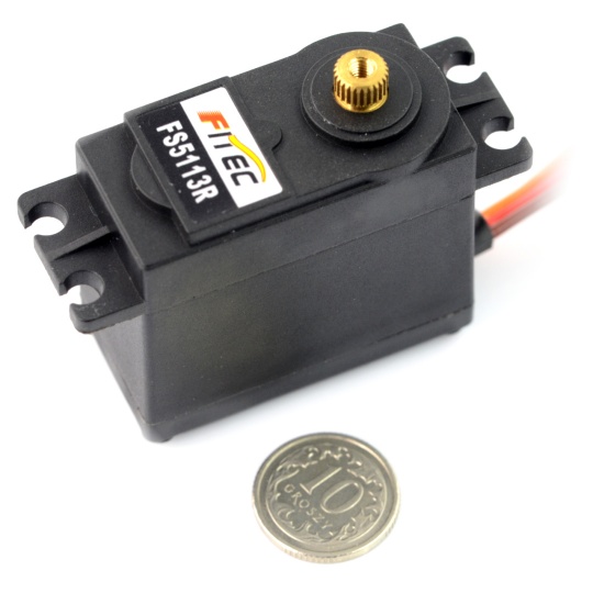 Сервопривід Feetech FS5113R - стандартний безперервний режим роботи 360 градусів