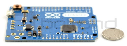 Arduino Leonardo - niski profil, bez złącz, atmega32u4, SRAM, mikrokontroler