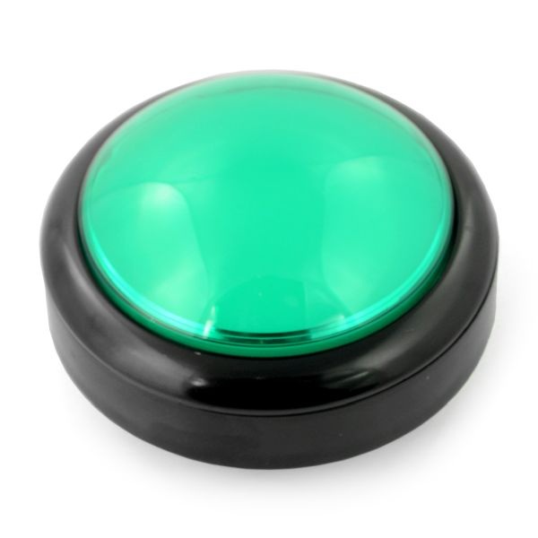 Big Push Button 10cm - zielony.