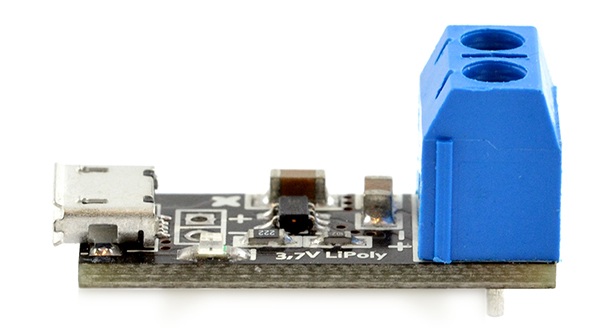LiPoly micro charger - ładowarka Li-Pol 1S 3,7V microUSB