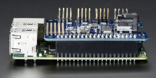 Adafruit Mini Kit 16-kanałowy sterownik PWM - Servo Hat do Raspberry Pi