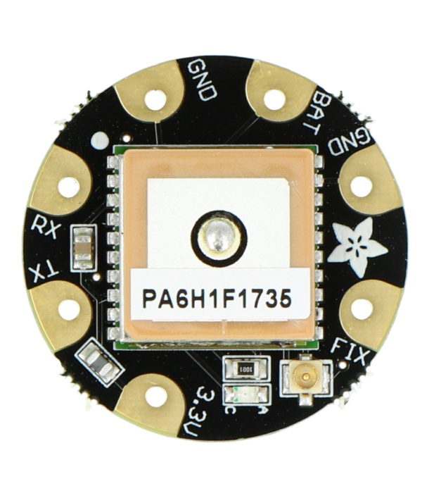 Adafruit FLORA - Ultimate GPS MTK3339 z anteną.