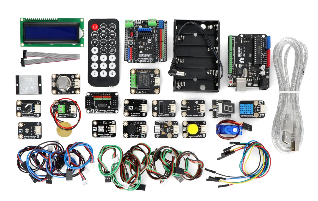 DFRobot Intermediate Kit - zestaw dla średniozaawansowanych użytkowników Arduino