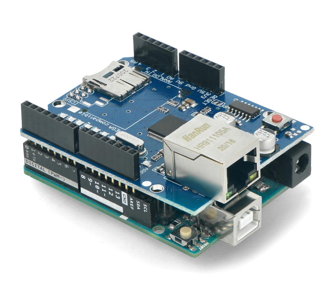 Ethernet Shield W5100 - odbieraj i wysyłaj dane przez internet!