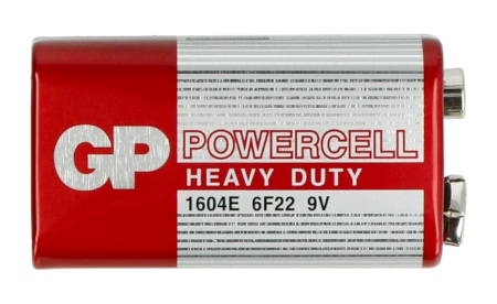 Bateria GP Powercell 6F22 9V