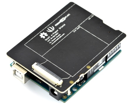 wyświetlacz E-paper shield - nakładka dla Arduino