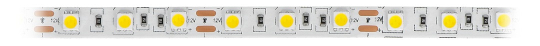 Pasek LED SMD5050 IP20 14,4W, 60 diod/m, 10mm, barwa ciepła - 5m
