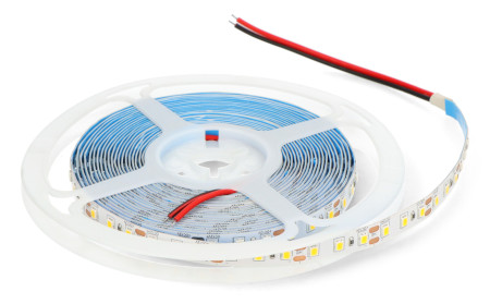 Pasek LED SMD2835 IP20 12W, 120 diod/m, 8 mm, barwa ciepła - 5 m