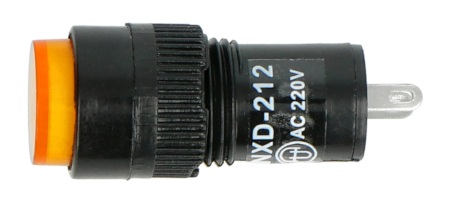Kontrolka 230 V AC - 12 mm - żółta.