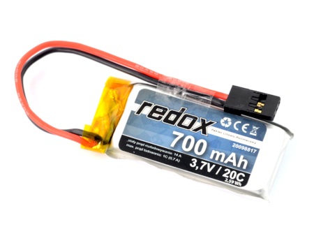 Pakiet Li-Pol Redox 700 mAh 3,7 V 20C.