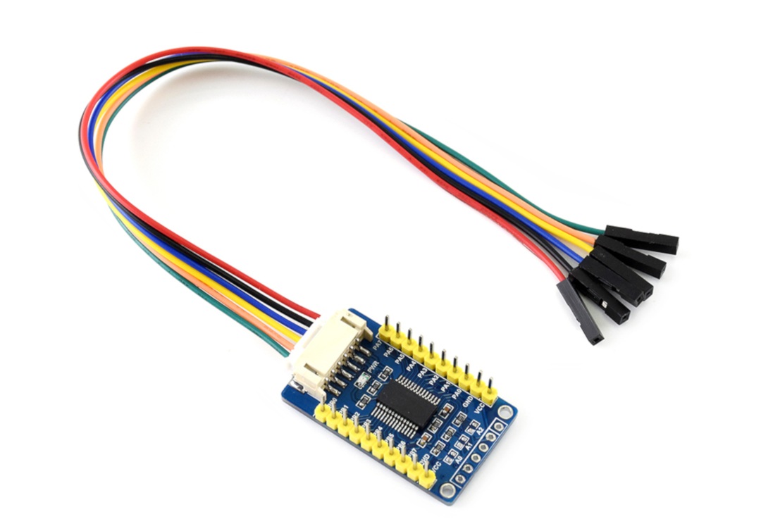 MCP23017 ekspander wyprowadzeń - 16 pinów I/O - dla Arduino i Raspberry Pi - Waveshare 15391