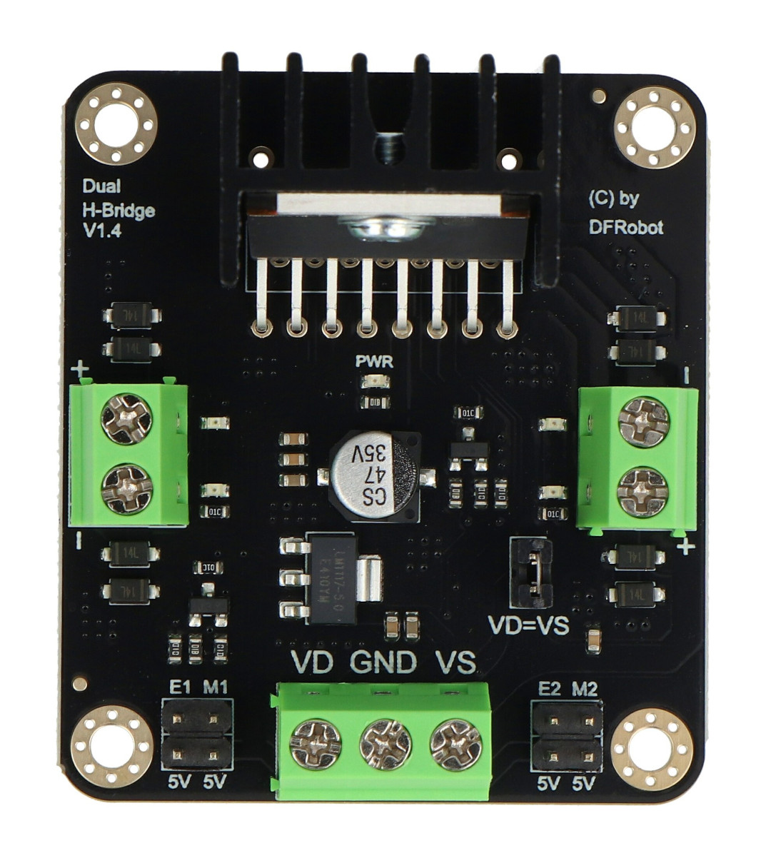 DFRobot L298N - dwukanałowy sterownik silników