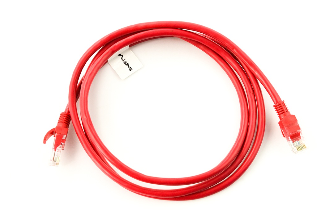 Przewód sieciowy Lanberg UTP 6 czerwony