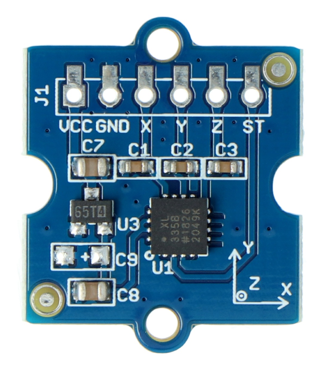 Grove - 3-osiowy analogowy akcelerometr ADXL335