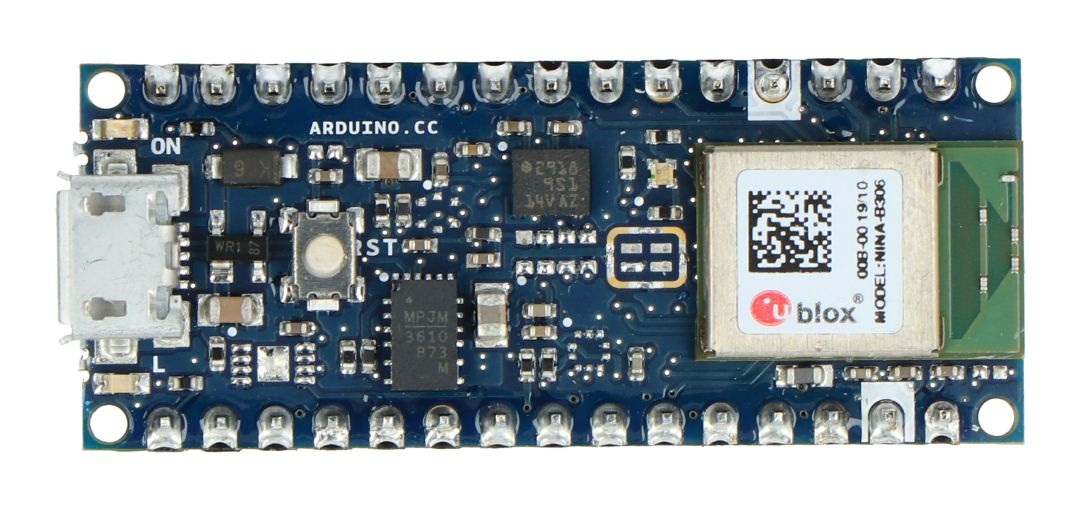 Arduino Nano 33 BLE ze złączami