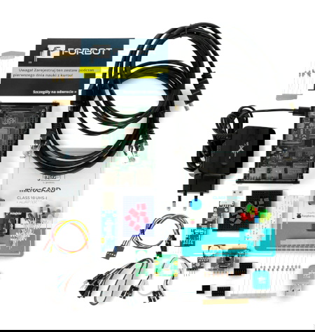 Pudełko z zestawem Forbot Raspberry Pi 4B