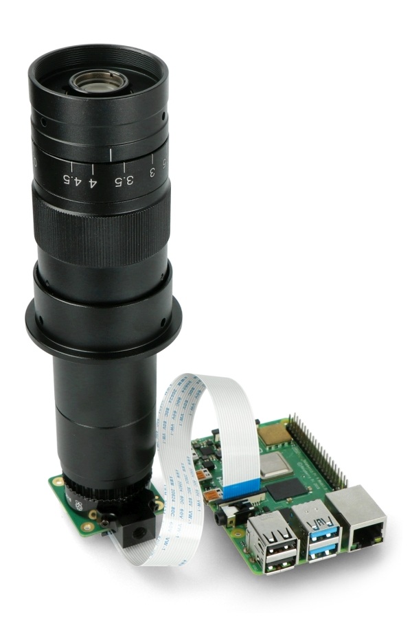 Obiektyw mikroskopowy z Raspberry Pi