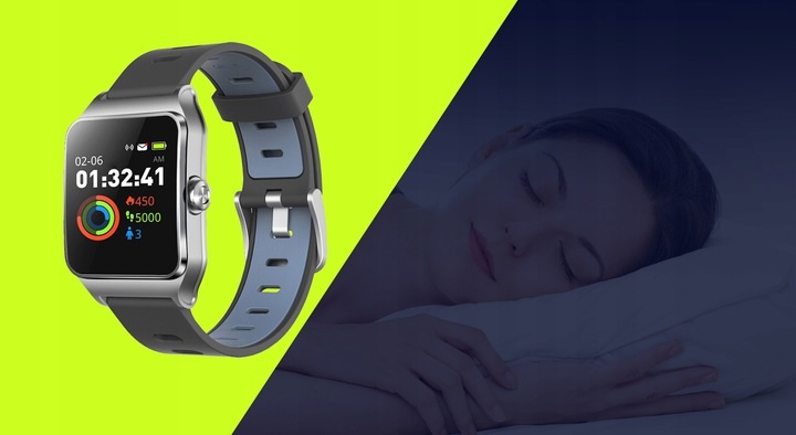 Smartwatch z aktywnym monitorem snu.