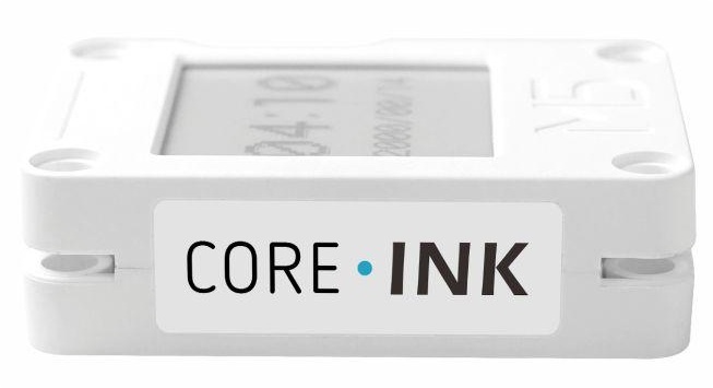 Moduł Core Ink o wymiarach 56 x 40 x 16 mm.