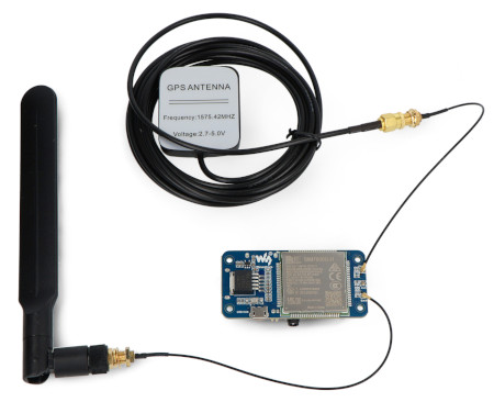 SIM7600G-H 4G HAT (B) - nakładka GNSS / LTE 4G / 3G / 2G do Raspberry Pi - Waveshare 19485