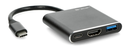 Adapter Tracer A-1, USB C, HDMI 4K, USB 3.0, PDW - 100W