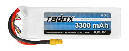Pakiet Li-Pol Redox 3300 mAh 20C 3S 11,1 V