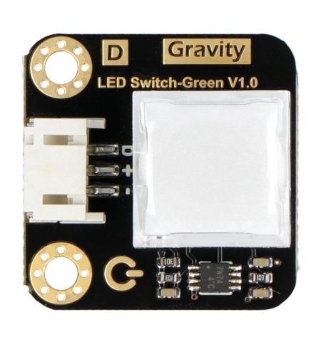 Gravity - LED Switch - kwadratowy przycisk podświetlany diodą LED.