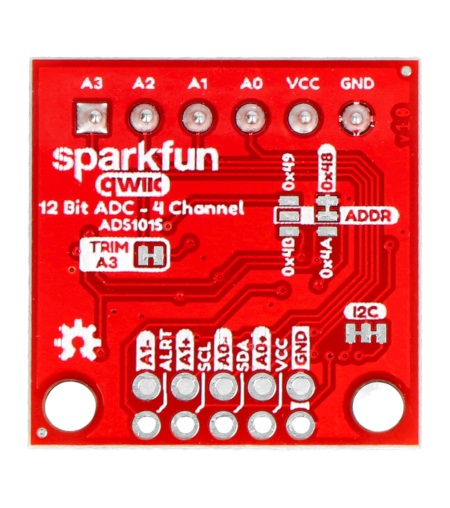 SparkFun Qwiic 12 Bit ADC ADS1015 - przetwornik ADC 12-bitowy 4-kanałowy - I2C - SparkFun DEV-15334