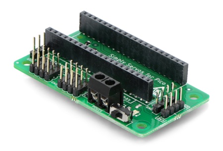 Simply Servos Board - sterownik serwomechanizmów - 8 kanałowy - do Raspberry Pi Pico - Kitronik 5339.