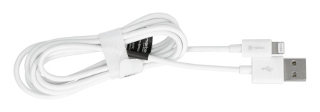 Przewód Natec USB A - Lightning do iPhone/iPad/iPod (MFI) - biały - 1,5m