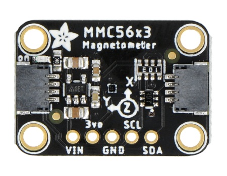 Magnetometr wyposażony w układ MMC5603.