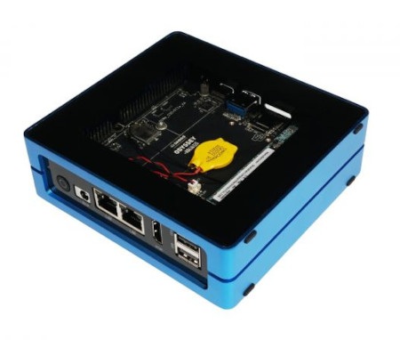 Odyssey Blue - Intel Celeron J4125 + ATSAMD21 8 GB RAM + SSD 128 GB - WiFi - Windows 10 Mini PC - Seeedstudio 110991564.