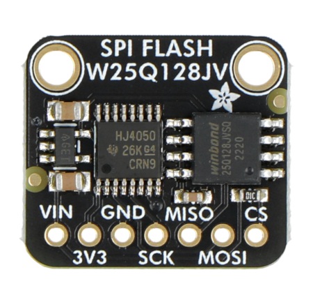 SPI FLASH Breakout - moduł z pamięcią Flash W25Q128 - 128 Mb / 16 MB - Adafruit 5643.