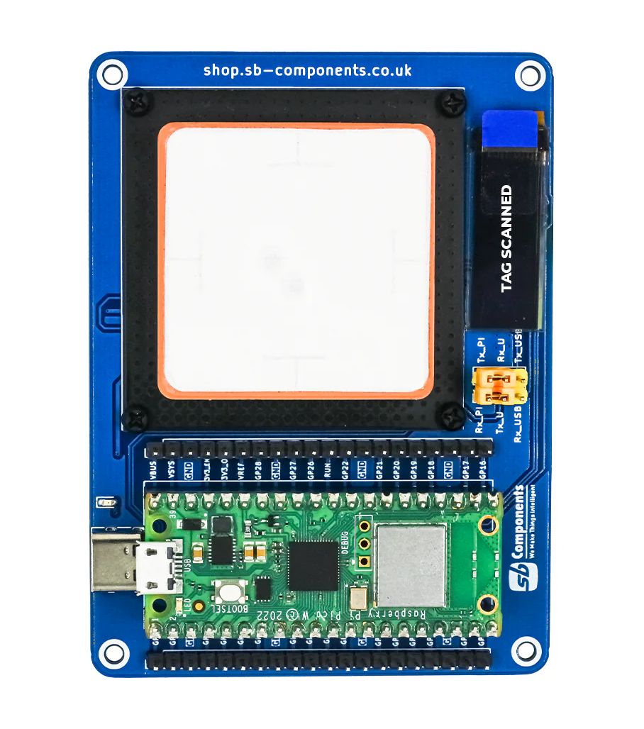 UHF Lite Expansion - płytka rozszerzeń z modułem RFID do Raspberry Pi Pico - SB Components 26494