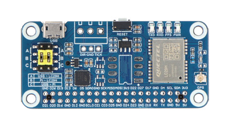 Dwuzakresowy moduł GPS L1 + L5 z układem GNSS LC29H(AA) - nakładka do Raspberry Pi - Waveshare 25278