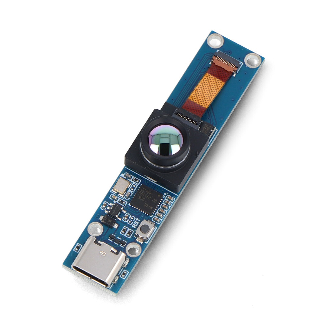 Thermal Camera HAT - moduł z kamerą termowizyjną IR do Raspberry Pi - 80 x 62 px, 45 FOV - USB C - Waveshare 25288