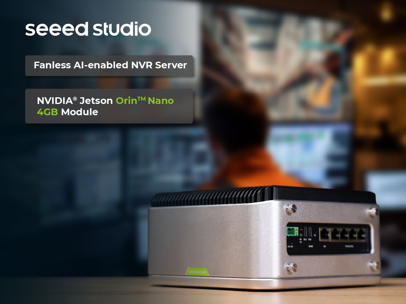 reServer Industrial J3010 - Nvidia Jetson Orin Nano 4 GB RAM - Seeedstudio 114110250