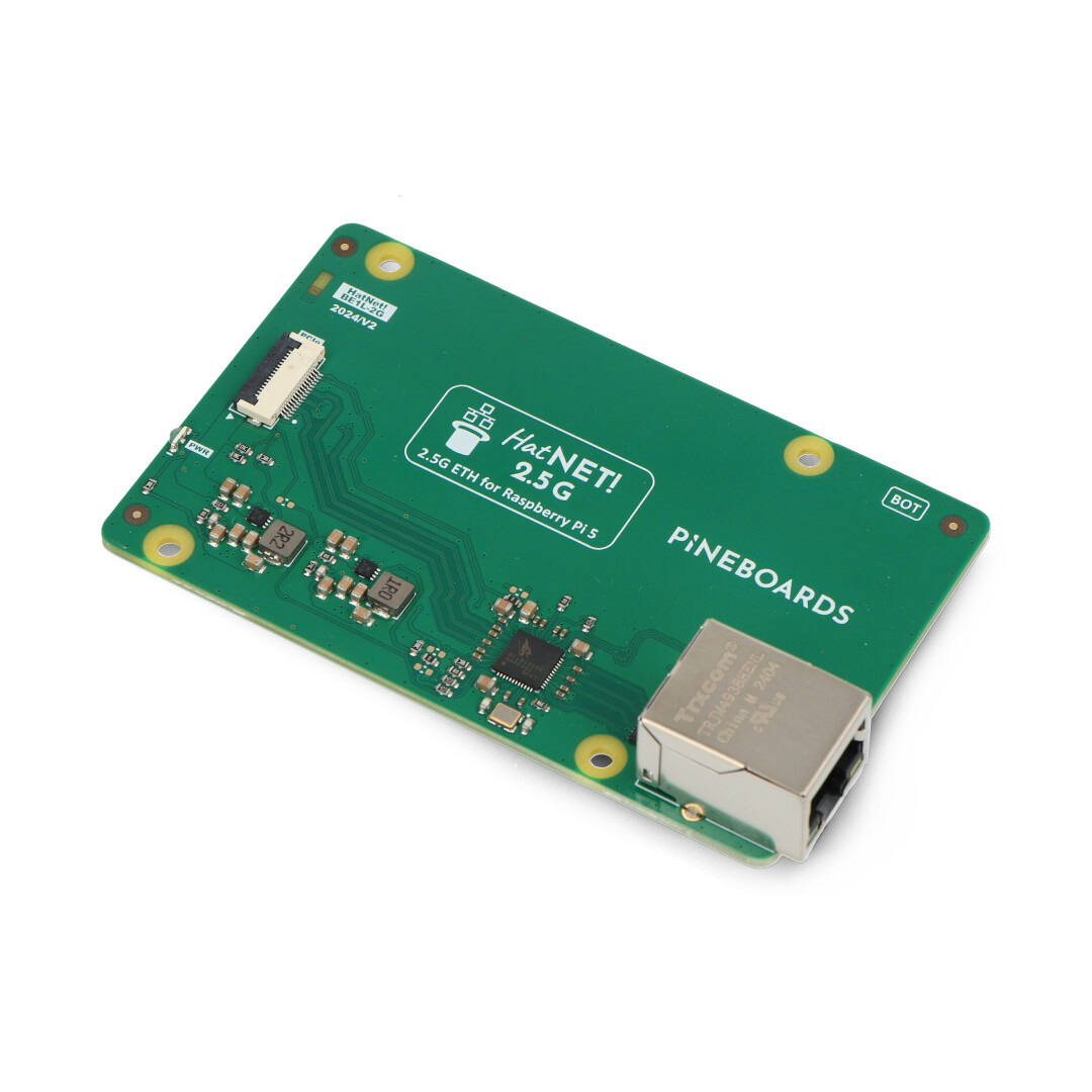 HatNET! 2.5G - nakładka Ethernet do Raspberry Pi 5