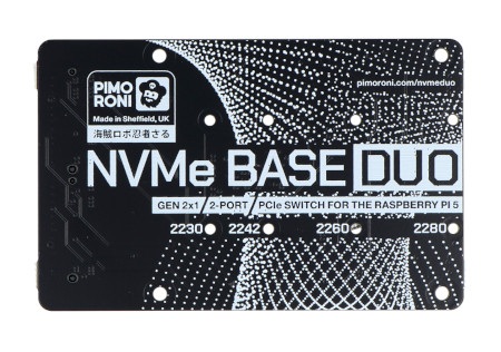 Płytka rozszerzeń NVMe Base Duo - do Raspberry Pi 5 - Pimoroni PIM704